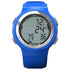 Blue digital watch for diving