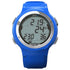 Blue digital watch