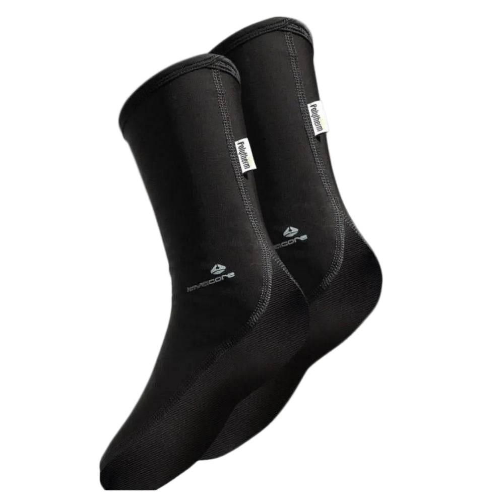 Pair of black neoprene socks