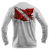 Octo Dive Flag Gray