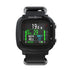 Black dive computer watch with digital display